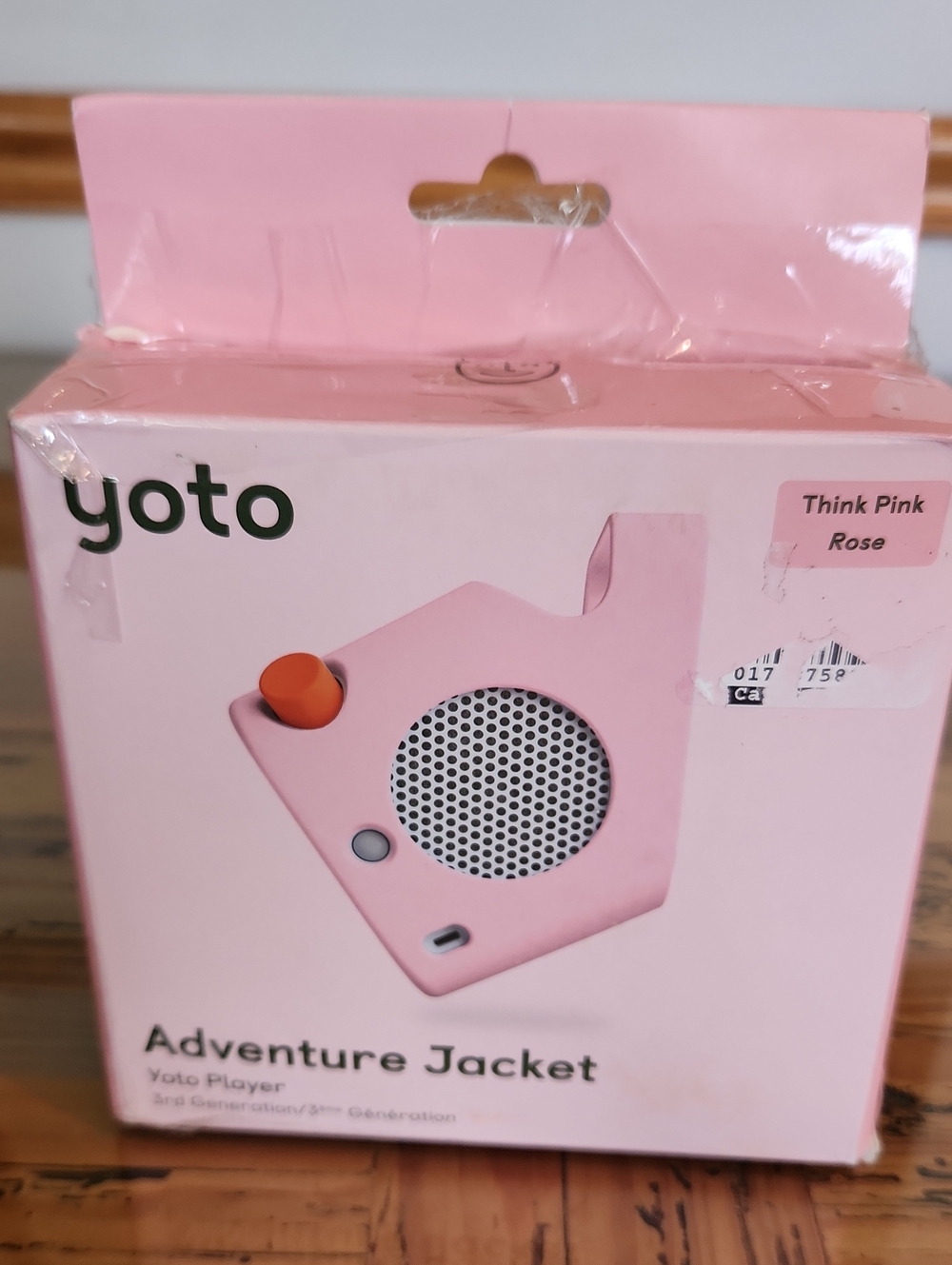 Yoto Adventure Jacket 3rd Generation Think Pink: Silicone Protective Cover NIB